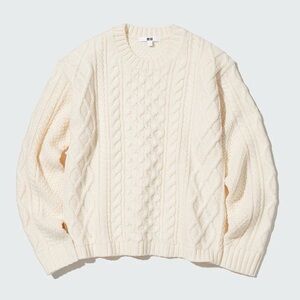 Uniqlo Cable Crewneck Sweater